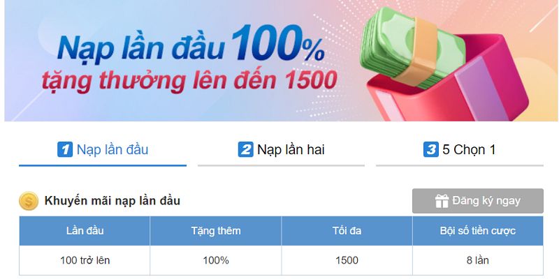 Khuyến mãi Kubet dành cho hội viên nạp tiền lần đầu thành công